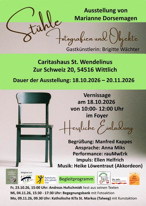 Ausstellung "Stühle - Fotografien und Objekte"